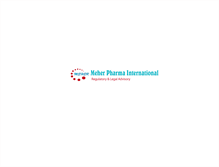 Tablet Screenshot of meherpharma.com